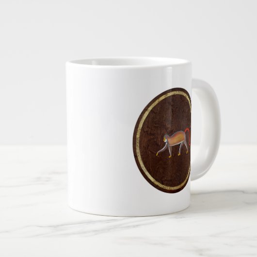 Der Affe 2009 Jumbo-Tasse (Vorderseite Rechts)