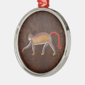 Der Affe 2009 Ornament Aus Metall (Links)