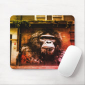 Der Affe auf dem Wandgemälde Laptop Desktop Tablet Mousepad (Mit Mouse)
