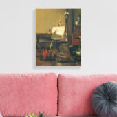 Der Affe des Malers Leinwanddruck (Insitu (Wohnzimmer))