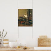 Der Affe des Malers Poster (Küche)