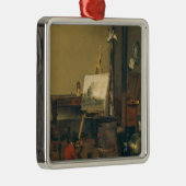 Der Affe des Malers Silbernes Ornament (Rechts)