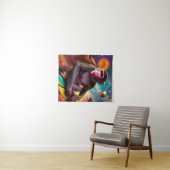 Der Affe (drei) Wandteppich (Beispiel (Horizontal))