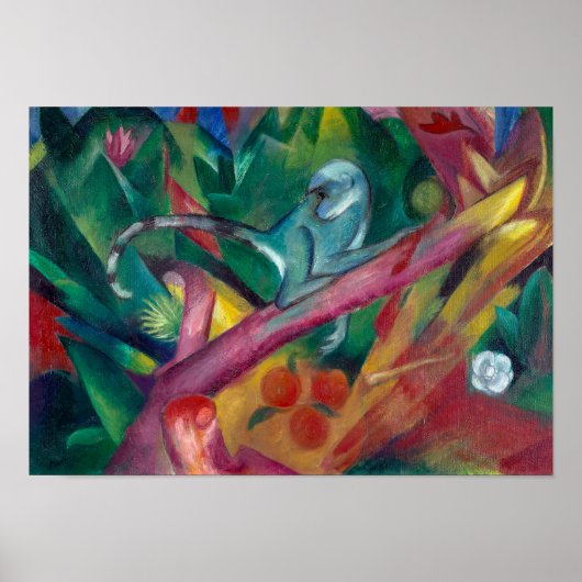 Der Affe | Franz Marc | Poster (Vorne)