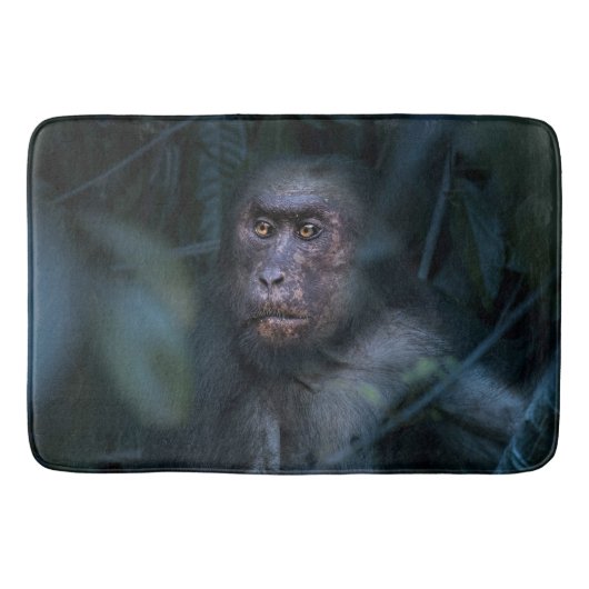 Der Affe im Dschungel Badematte (Vorderseite)