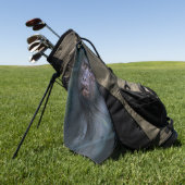 Der Affe im Dschungel Golfhandtuch (Gras)