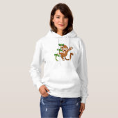 Der Affe im Dschungel Hoodie (Vorne ganz)