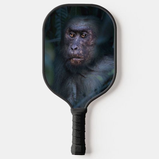 Der Affe im Dschungel Pickleball Schläger (Rückseite)