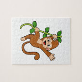 Der Affe im Dschungel Puzzle (Horizontal)