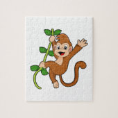 Der Affe im Dschungel Puzzle (Vertikal)