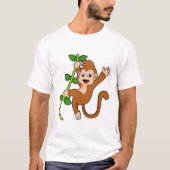 Der Affe im Dschungel T-Shirt (Vorderseite)