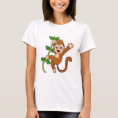 Der Affe im Dschungel T-Shirt (Vorderseite)