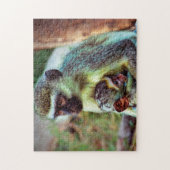 Der Affe in Kenia Puzzle (Vertikal)