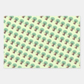 Der Affe isst Bananenwaschpapier mit einem flachen Geschenkpapier Set (Vorderseite 3)