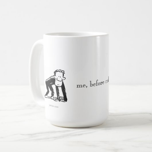 Der Affe Norm Kaffeetasse (Vorderseite Links)