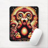 Der Affe schockiert Mousepad (Mit Mouse)