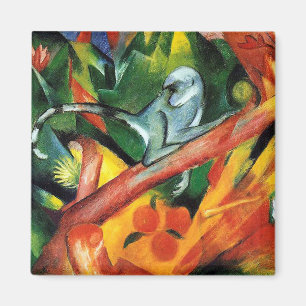 Der Affe von Franz Marc Magnet