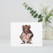 Der Affe war nicht ich Postkarte (Stehend Vorderseite)