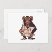 Der Affe war nicht ich Postkarte (Vorne/Hinten)