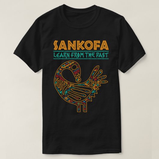 Der afrikanische Vogel aus der schwarzen Geschicht T-Shirt (Design vorne)