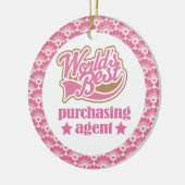 Der Agent-Geschenk-Verzierung der Welt beste Kauf Keramikornament (Links)