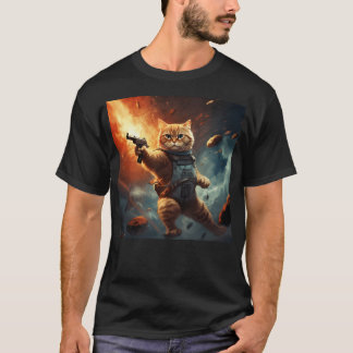 Der Agile Kitty Space Raider T-Shirt