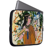 Der ägyptische Enchantress durch Michael Moffa Laptopschutzhülle (Vorne Rechts)