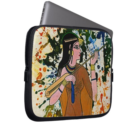 Der ägyptische Enchantress durch Michael Moffa Laptopschutzhülle (Vorne Rechts)