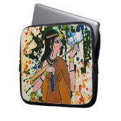 Der ägyptische Enchantress durch Michael Moffa Laptopschutzhülle (Vorderseite Links)