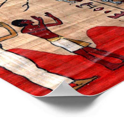 Der ägyptische Segen: Gott steht zwischen dir und  Poster (Ecke)