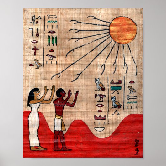 Der ägyptische Segen: Gott steht zwischen dir und  Poster (Vorne)