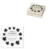 Der Ahornkreislauf Verlasse benutzerdefinierte Rüc Gummistempel (Stempel)