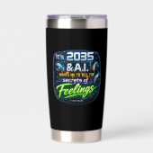 Der "AI" zitierte Tumbler Thermobecher (Vorderseite)