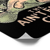 Der Aint Fast Club Koala Sloth Turtle Poster (Ecke)
