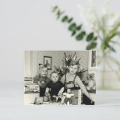 Der Akkordeon-Horror! Weihnachten 1953. Postkarte (Stehend Vorderseite)