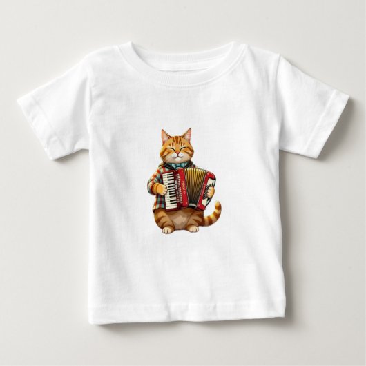 Der Akkordeon-Meister Baby T-shirt (Vorderseite)