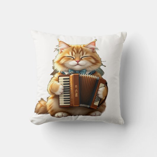 Der Akkordeon-Meister Kissen (Vorderseite)