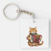 Der Akkordeon-Meister Schlüsselanhänger (Vorderseite)