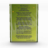 Der Akrylblock der Pianisten Fotoblock (Vorderseite)