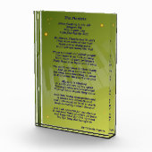 Der Akrylblock der Pianisten Fotoblock (Rechts)