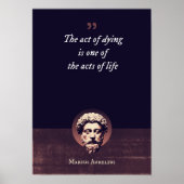 Der Akt des Sterbens ist einer der Akte des Lebens Poster (Vorne)