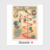 Der Akt von M'lle Norada Französisch Aufkleber (Blatt)