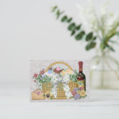 Der Aktionskorb für Geschenke - SRF Visitenkarte (Stehend Vorderseite)