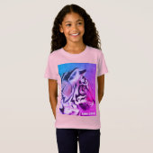 Der aktivisten-Rosa-Tiger-T - Shirt des Mädchens (Vorne ganz)