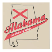 Der Alabama-Souvenir-Cube Würfel (Vorderseite)