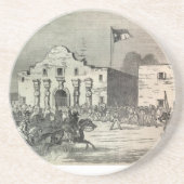 Der Alamo-Untersetzer Sandstein Untersetzer (Vorne)