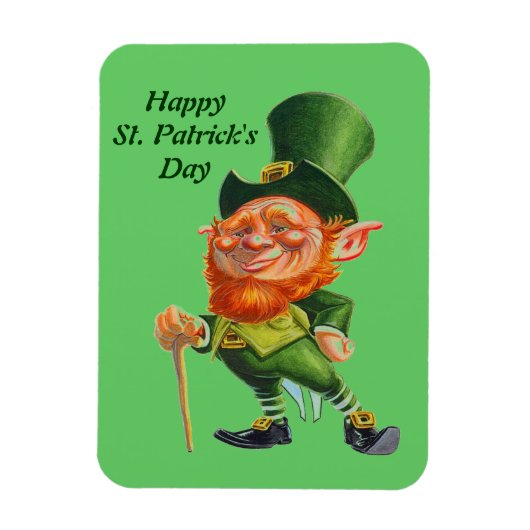 Der ALBERNE LEPRECHAUN-Magnet Magnet (Vertikal)