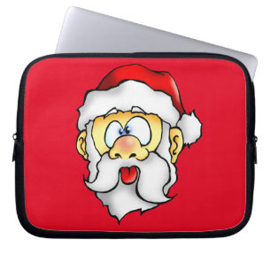 Der alberne Weihnachtsmann nimmt sich selfie Laptopschutzhülle