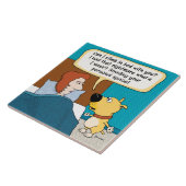 Der Albtraum des lustiger Hundes Fliese (Seite)