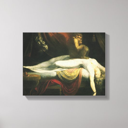 Der Albtraum, Henry Fuseli Leinwanddruck (Vorderseite)